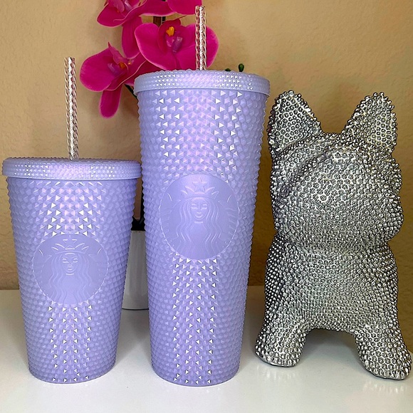 🤍💎NEW Starbucks studded lilac Icy tumbler cup set - Picture 7 of 8
